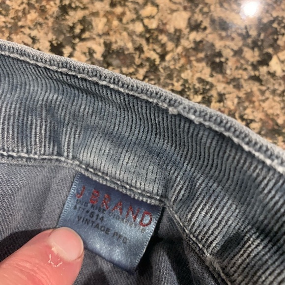 J Brand Blue/Grey corduroy skinny pants Size 27 - Picture 3 of 9